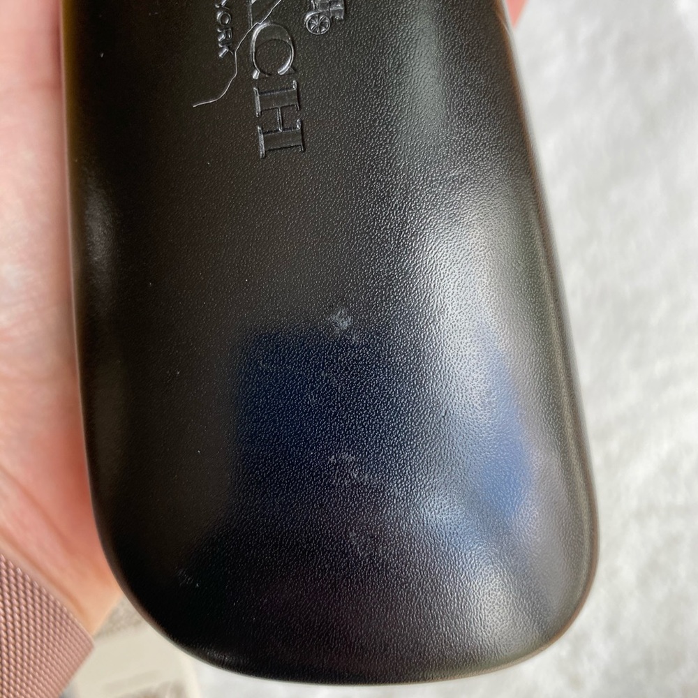 (Sold) Coach eyeglasses case - Picture 7 of 9
